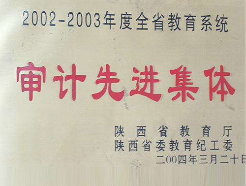 2002-2003年全省教育系统审计工作先进集体